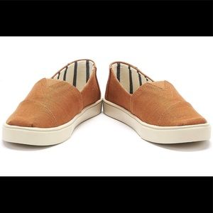 NWT TOMS Classic Almond Heritage Canvas Cupsole Loafers (Size 11) BRAND NEW!
